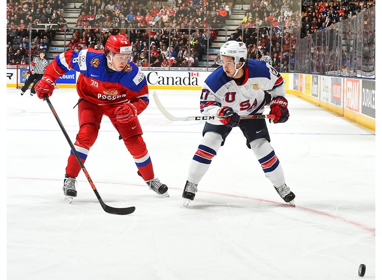 Молодежная сборная России по хоккею в полуфинале уступила США | CityTraffic