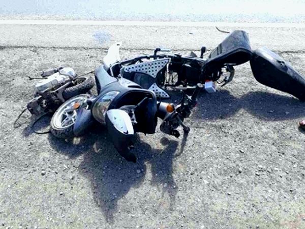 В Самарской области погиб водитель мотороллера, столк­нув­шегося с «Калиной»