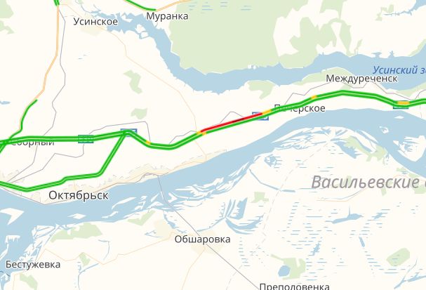 Карта пробок м5 онлайн