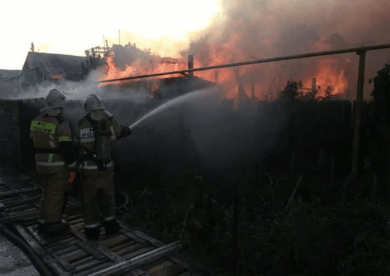 На полную ликвидацию пожара в Железнодорожном районе Самары потребовалось более 7 часов