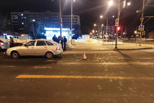 На Московском шоссе в Самаре «Лада» сбила пешехода | CityTraffic