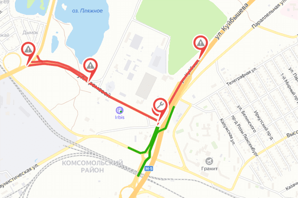 В Тольятти временно перекроют улицы в районе трассы М‑5