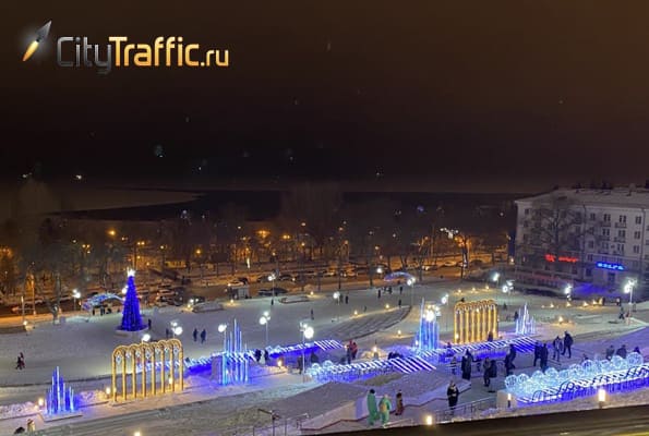 В Самаре включили светодиодный фонтан на площади Славы | CityTraffic