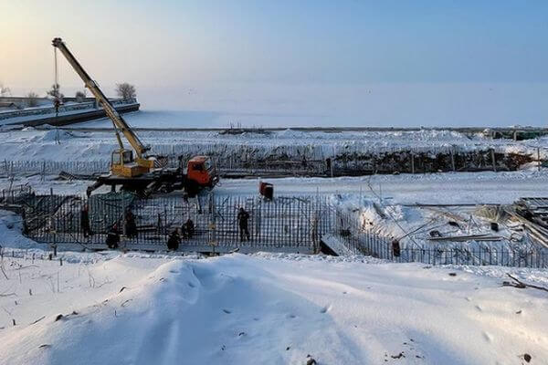 На первой очереди будущей набережной Тольятти к середине февраля завершат гидро­тех­ни­ческие работы