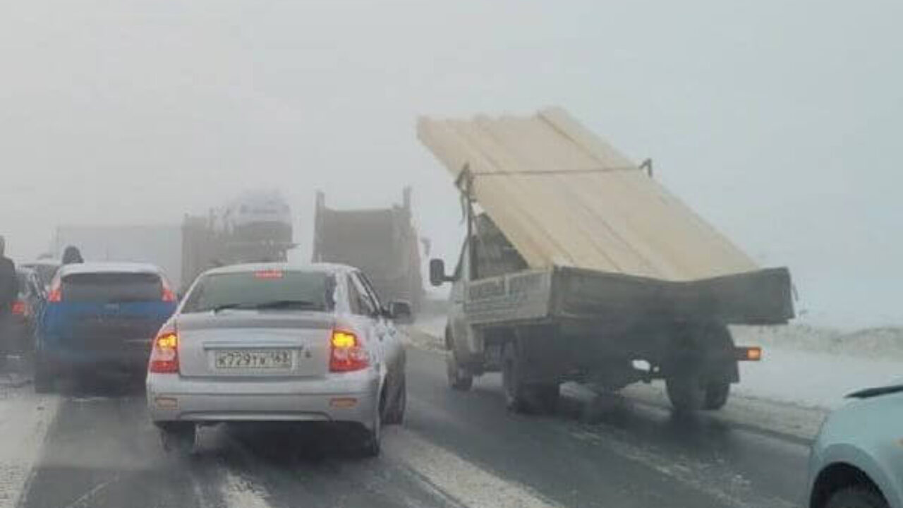 На обводной дороге Тольятти столкнулись 10 машин | CityTraffic