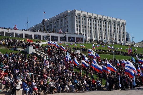 Жители Самарской области присо­еди­нились к общерос­сий­скому телема­рафону «Zа мир – без нацизма»