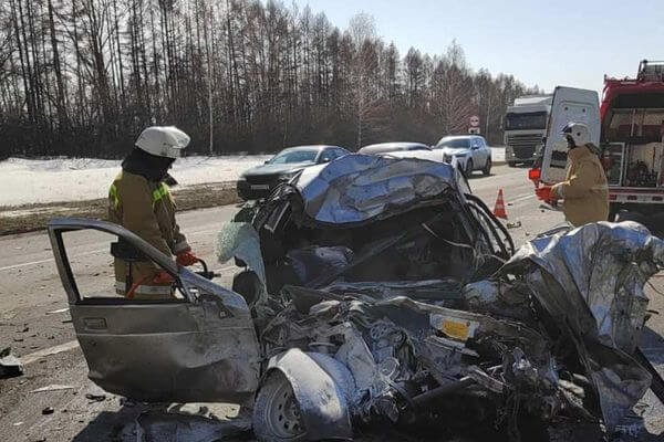 В аварии на трассе М‑5 в Самарской области погибли двое детей и двое взрослых