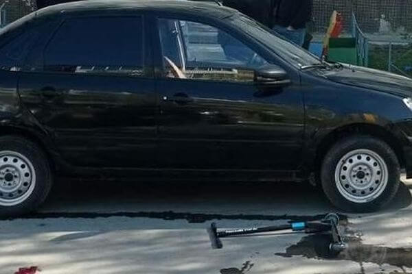 В Тольятти в жилой зоне под колеса «Гранты» попал 9‑летний ребенок на самокате