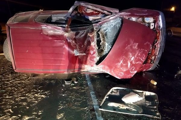 В Самарской области опроки­нулась легко­вушка с пьяным водителем за рулем
