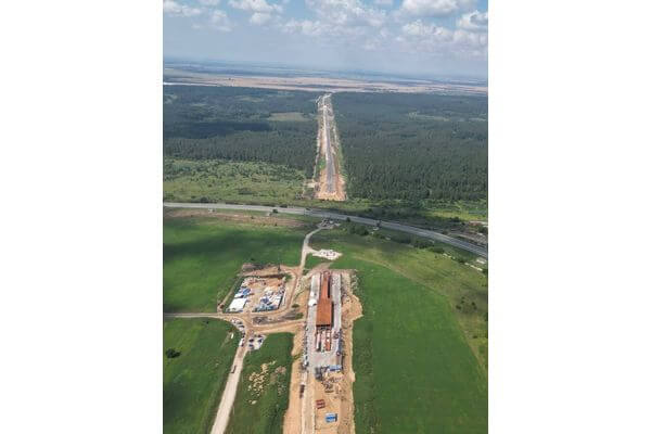 Готовность Волжского моста в Самарской области составляет почти 58%