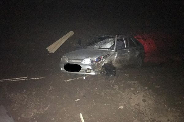 В Самарской области водитель без прав устроил аварию и попал в больницу