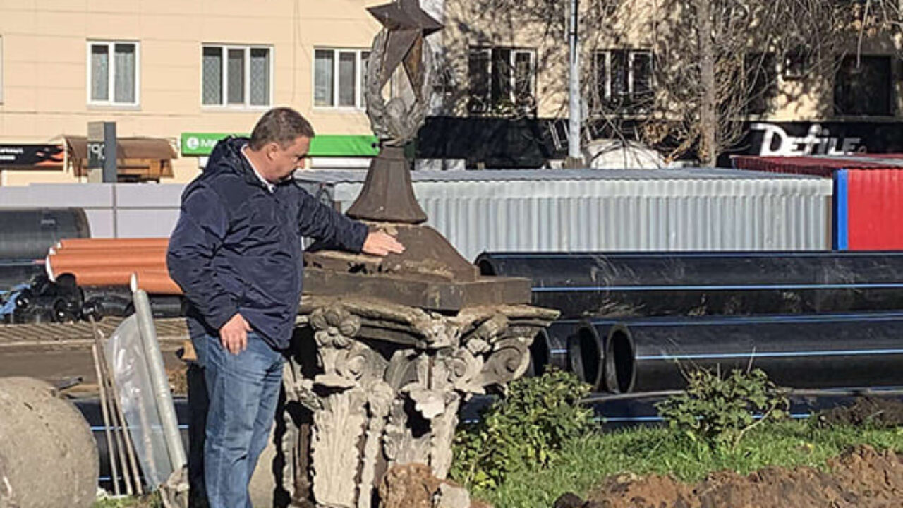 В Самаре рассказали, что стало с колонной со звездой, попавшей в зону  метростроя | CityTraffic