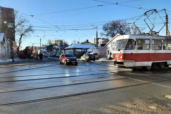В Самаре будут перестра­ивать трамвайные пути в месте возве­дения метро на улице Галактионовской