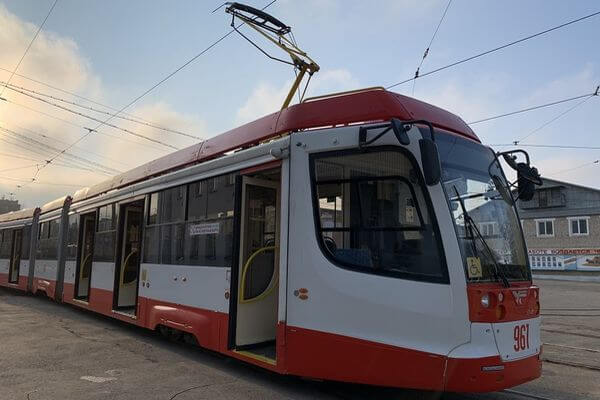 В Самаре утром 23 марта у 8 трамвайных маршрутов изменится схема движения из-за пожара в Доме Челышева