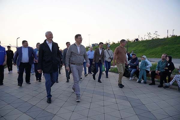 В День города губер­натор Самарской области оценил обнов­ленную набережную в Тольятти