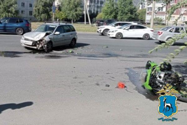 В Тольятти пенсионер на «Калине» сбил мотоциклиста