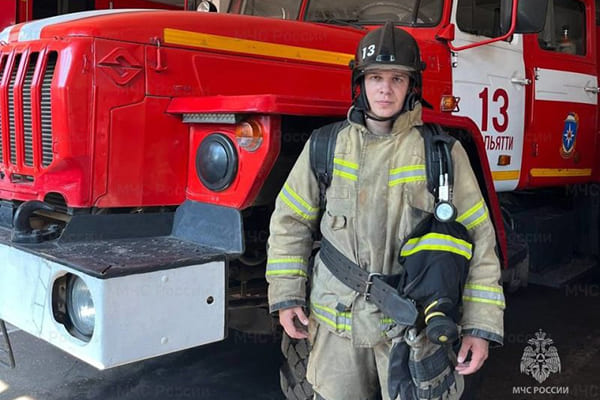 Тольяттинец Евгений Абрамов стал лучшим пожарным Самарской области в 2023 году