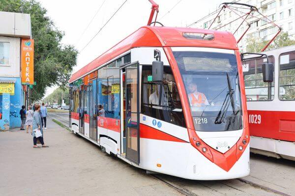 В Самаре на маршруте № 20к появились новые белорусские трамваи