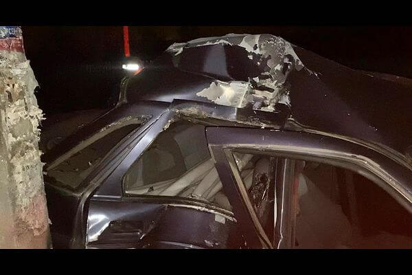 Под Тольятти водитель «десятки» погиб, врезавшись в фонарный столб