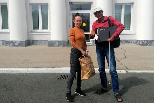 Необыкновенный человек Сергей Алексеев благо­по­лучно завершил поход Армавир-Санкт-Петербург-Армавир