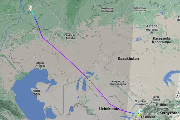 В аэропорту Самары утром 6 ноября экстренно сел самолет из Узбекистана