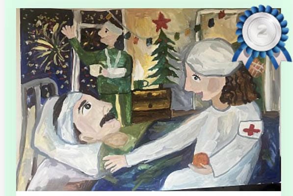 Рисунок 7‑летней Арины из Самарской области станет новогодней открыткой