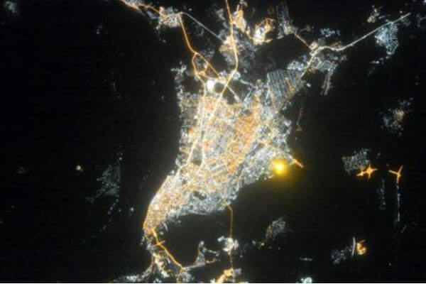 Космонавт Олег Кононенко показал ночную Самару из космоса в честь 65-летия первого пуска ракеты Р‑7