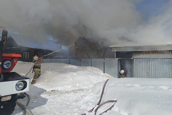 В Самарской области двоих человек спасли при пожаре в частном доме