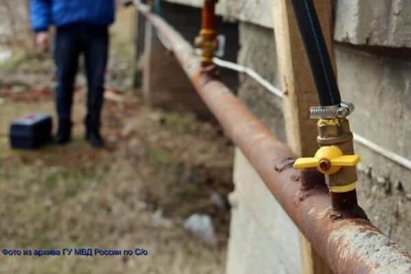На жителя Самарской области заведи уголовное дело за привычку подключаться к чужому газопроводу