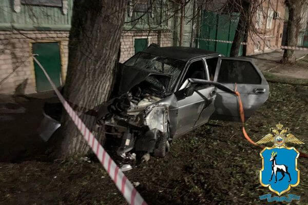 В Самарской области девушка погибла, врезавшись ночью в дерево на «Приоре»