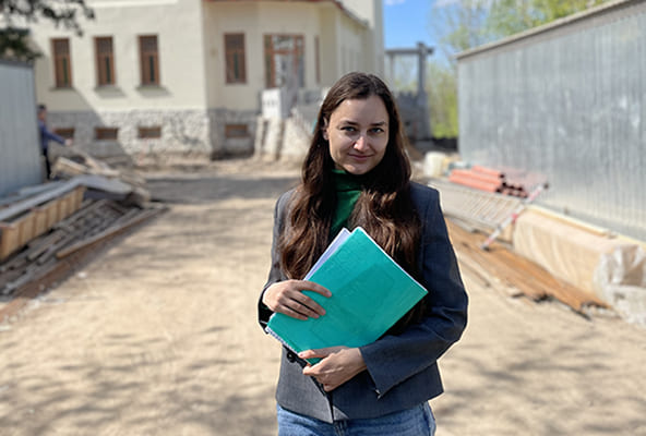 Выпускница Самарского политеха поделилась подроб­но­стями о рестав­рации дачи купца Головкина