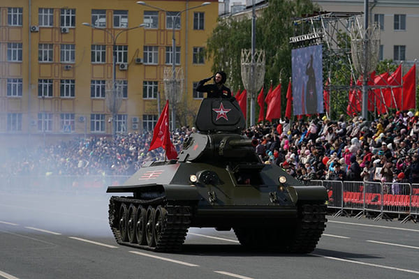 Парад в честь 79 годовщины Победы в Великой Отечественной войне прошел в Самаре