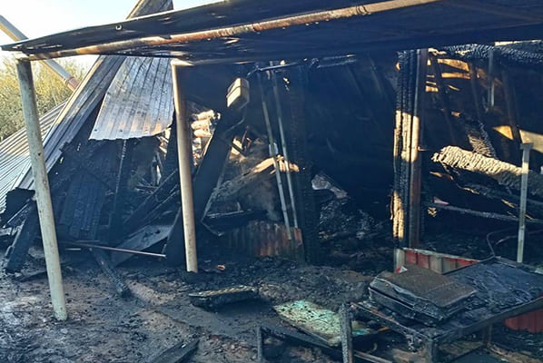 В Самарской области 43-летний мужчина пострадал при пожаре в частном доме