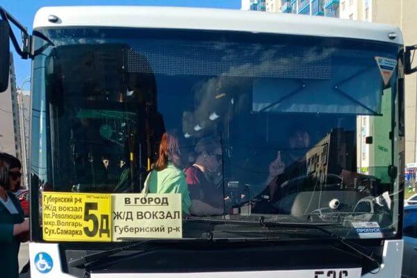 В Самаре с 23 июля автобусы № 5д будут ходить по новому расписанию